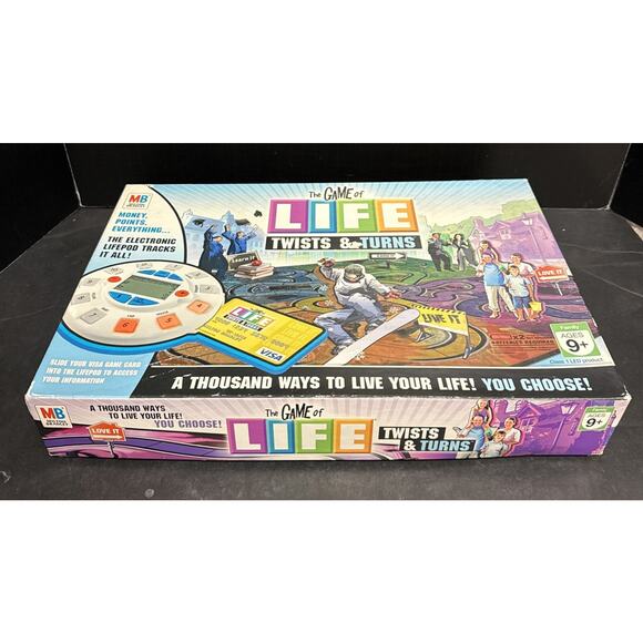 The Game of Life Twists & Turns Milton Bradley Board Game 100% Complete Tested - Picture 13 of 16